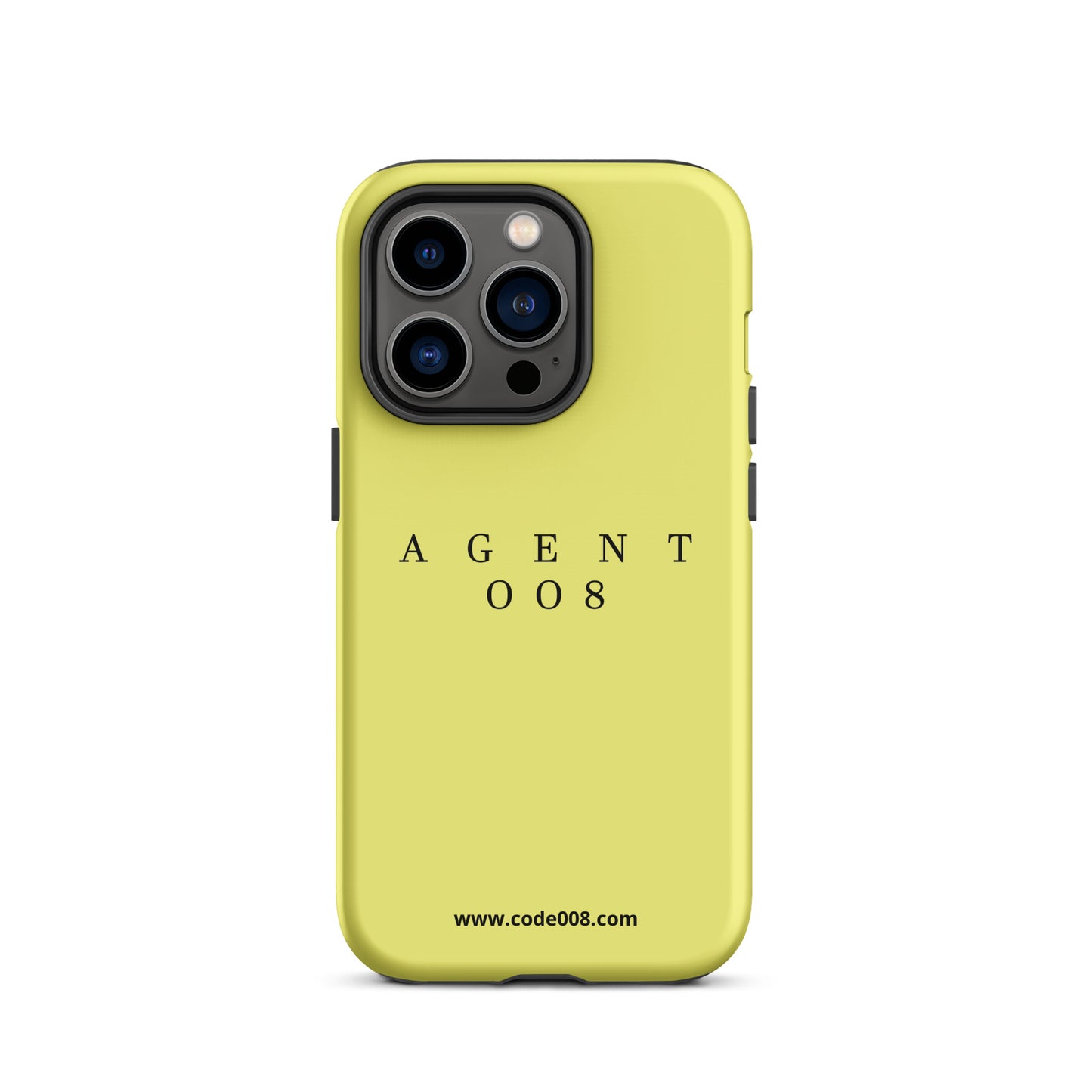 New Season SS24 yellow Agent 008 iPhone®Case